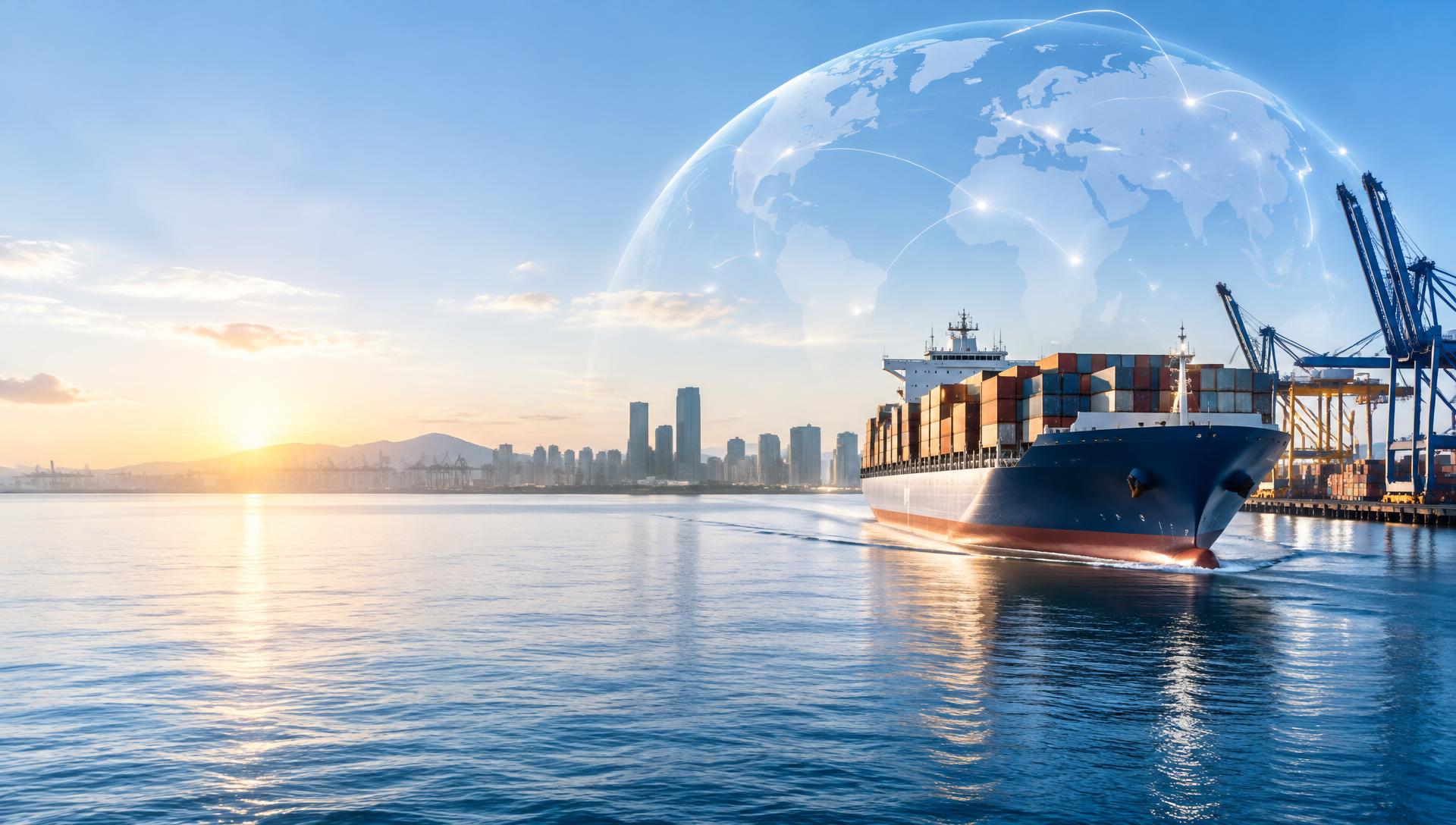 Global port and international logistics operation